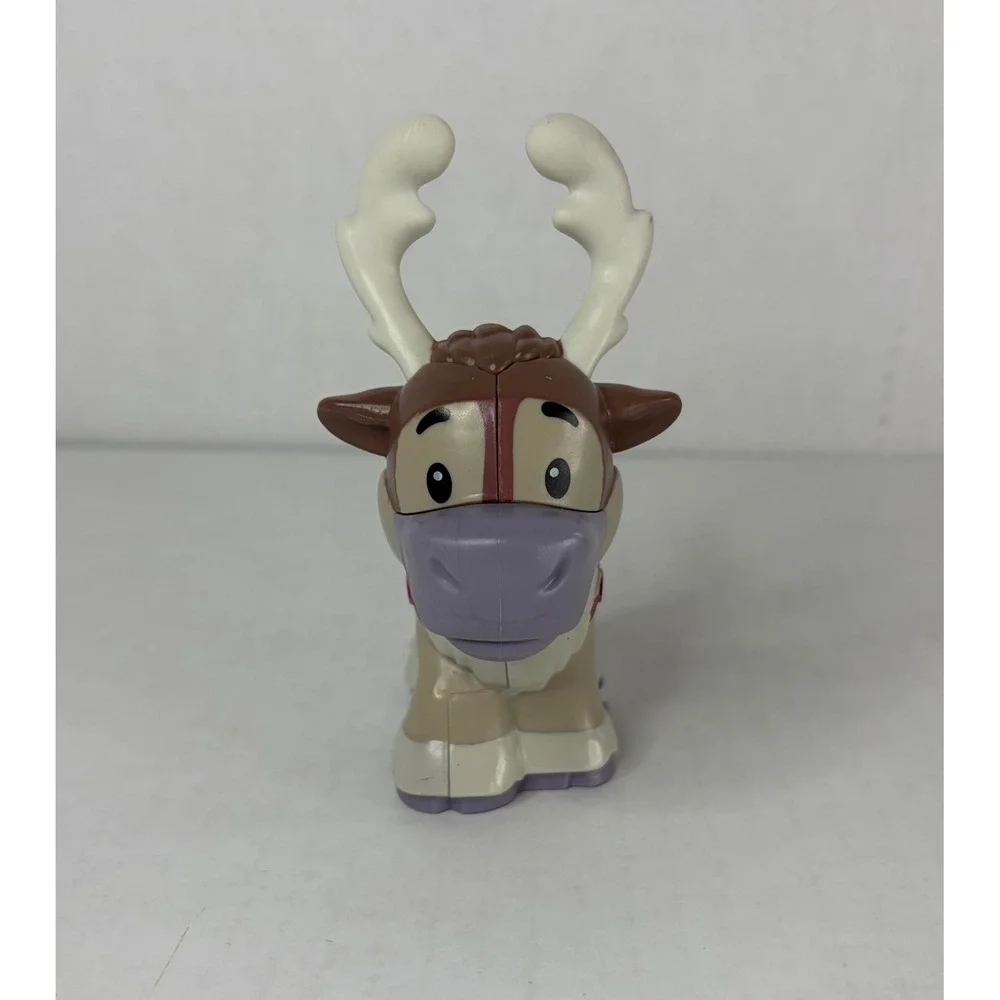 Fisher Price Little People Disney Frozen Sven Reindeer Figure GGV30 Brown Purple